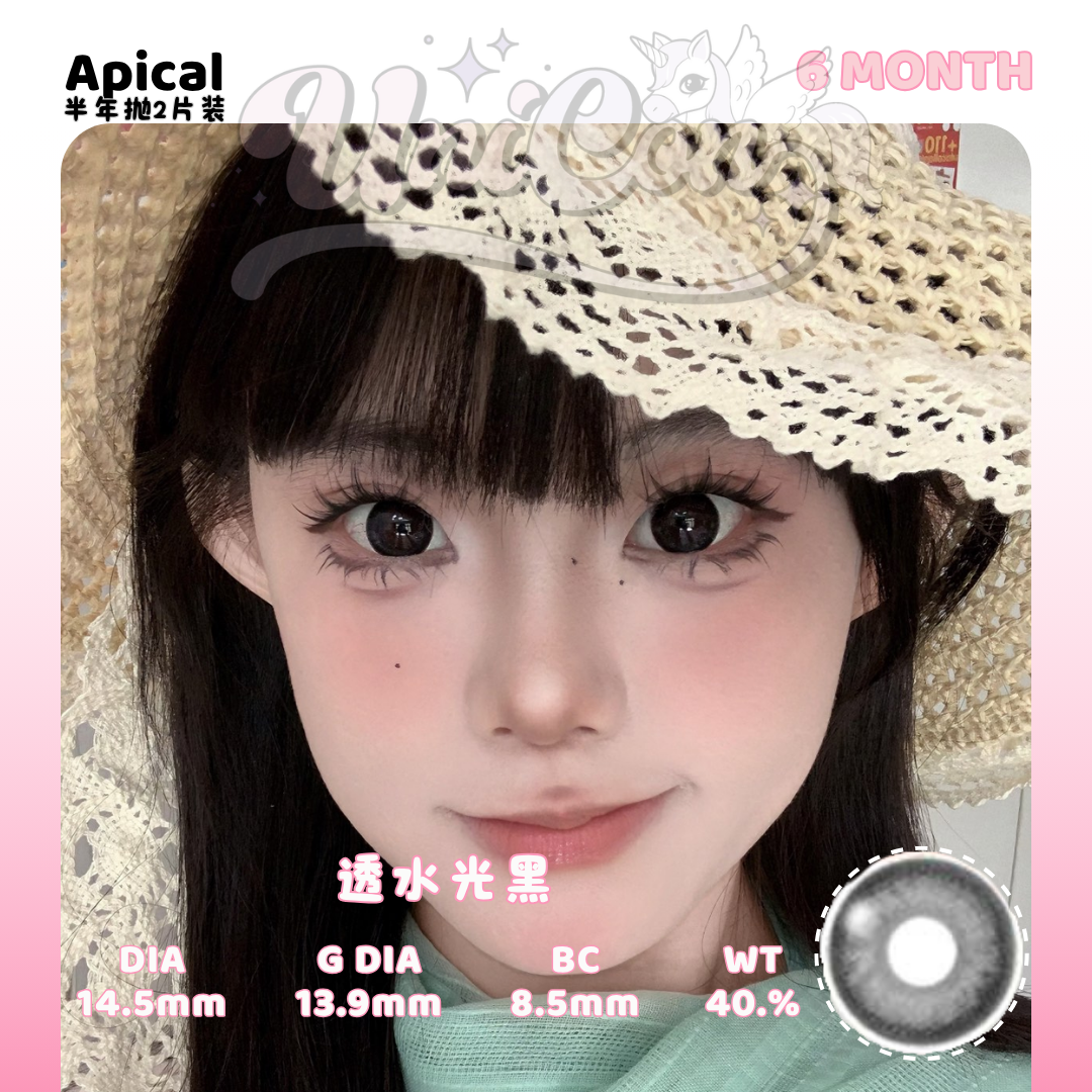 PRE-ORDER Apical 透水光黑 6 MONTH